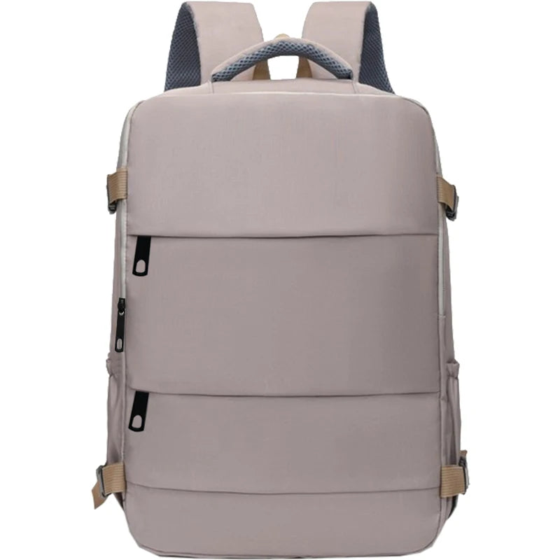 Everyday Versatile Water-Resistant Laptop Backpack Trendy Unisex Design, Side Pockets for Water Bottle and Small Accessories