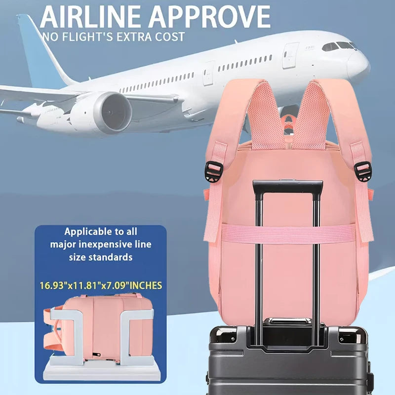 Everyday Versatile Water-Resistant Laptop Backpack Trendy Unisex Design, Side Pockets for Water Bottle and Small Accessories
