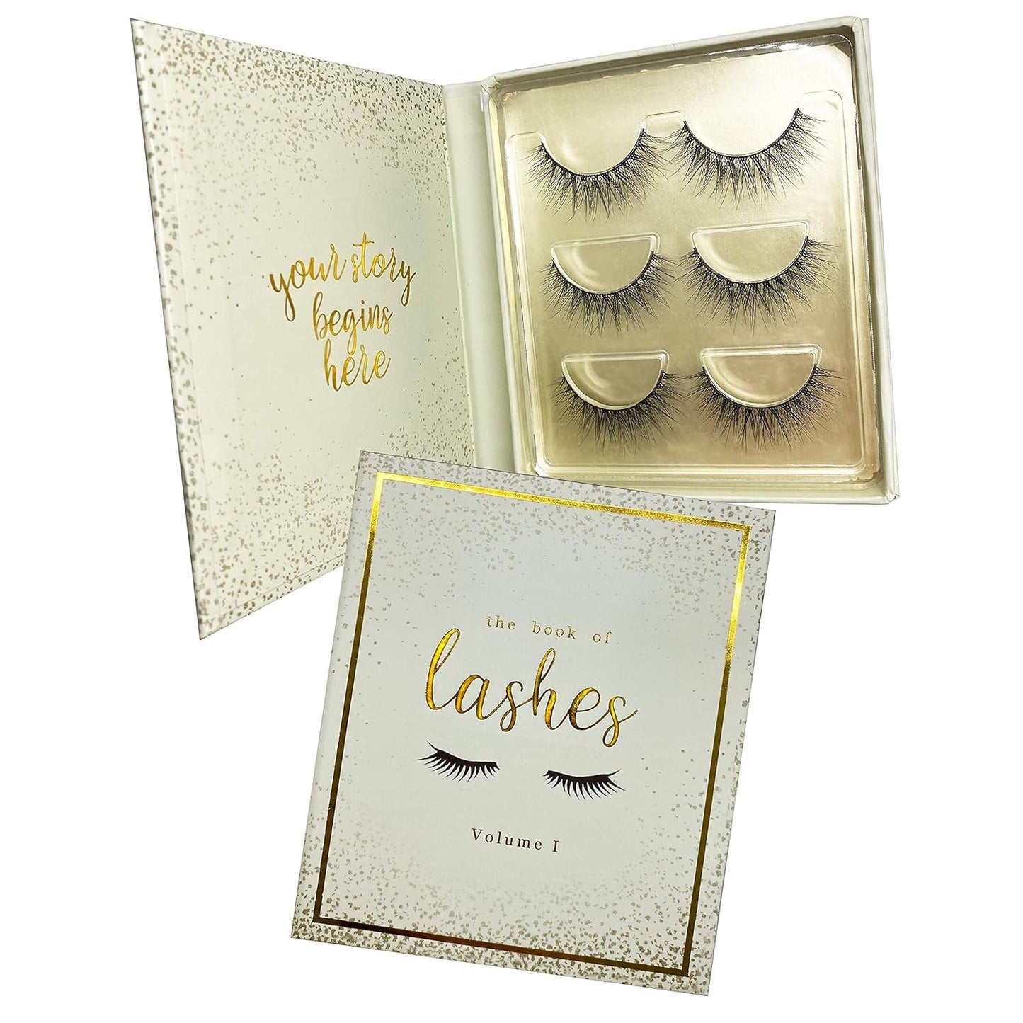 Volume 1 - (Reusable False Eyelashes) - (Cruelty Free) - (3 Pairs)