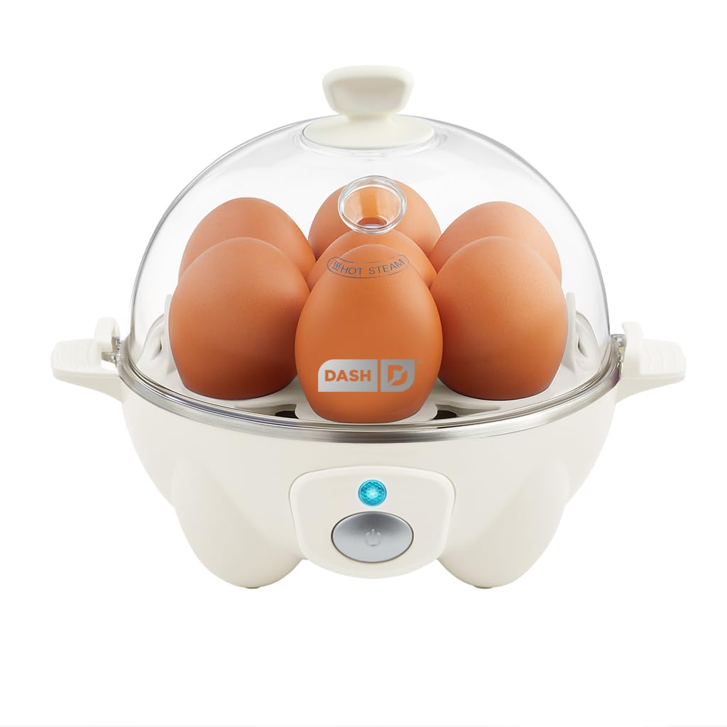 Dash Rapid Egg Cooker, 7 Hard Boiled Eggs, Aqua | Electric Egg Poacher