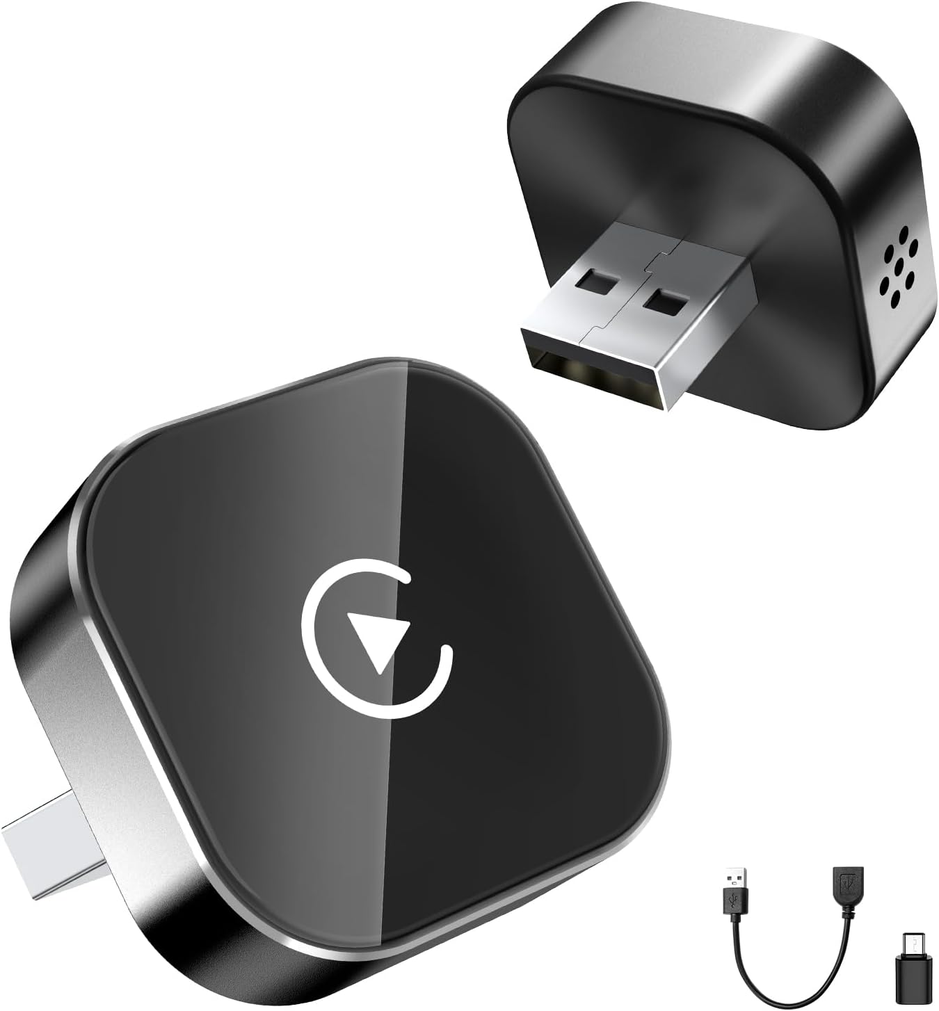 2026 Wireless CarPlay Adapter for Apple, Convert Wired to CarPlay Wireless Adapter, USB-C/Type-C Design, Plug & Play, Car Play Dongle Stick Only for Apple Wired CarPlay Cars & for iPhone iOS 10+