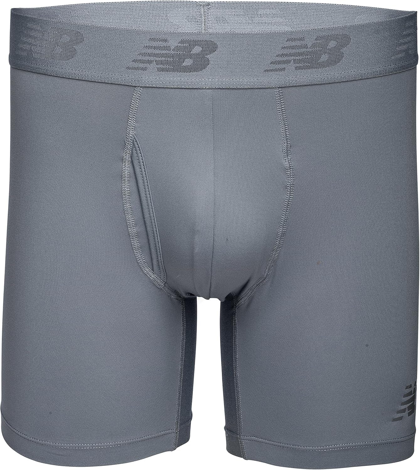 New Balance Men'S Performance Boxer Briefs with Fly, Breathable Stretch Underwear, Moisture Wicking, Soft Waistband (3 Pack)