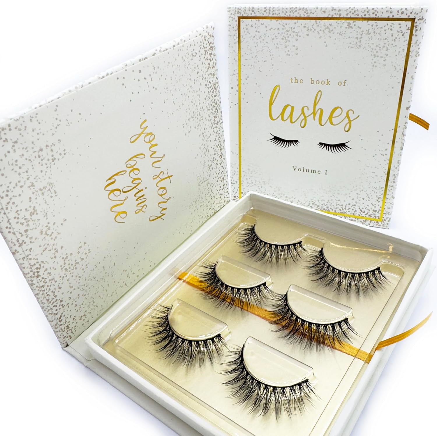 Volume 1 - (Reusable False Eyelashes) - (Cruelty Free) - (3 Pairs)