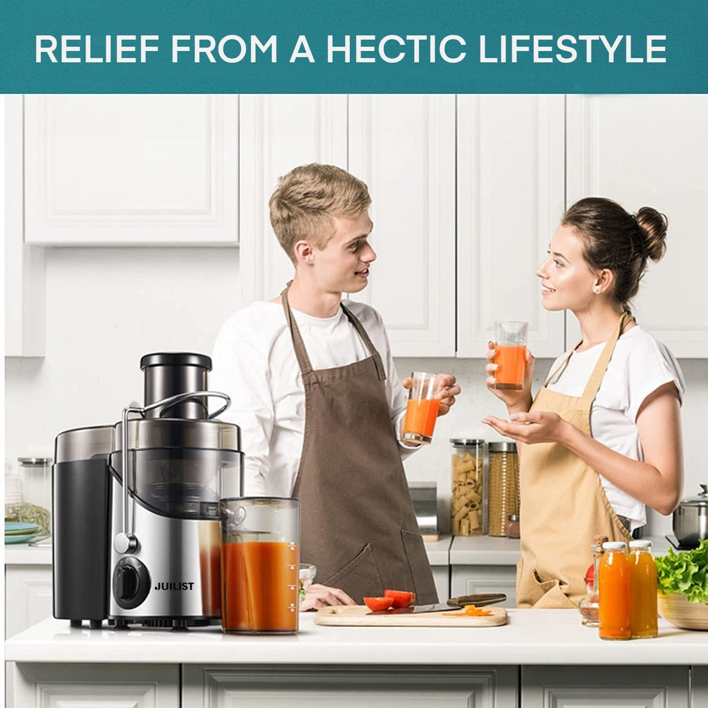 Juicer Machines, Juilist 3" Wide Mouth, Max 800W, 3-Speed 400W Easy-Clean