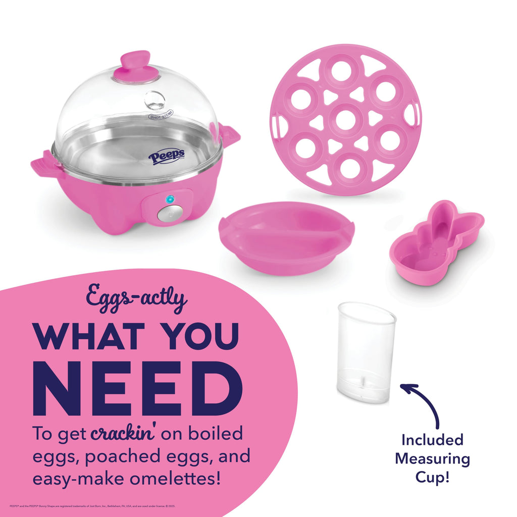 Dash Rapid Egg Cooker, 7 Hard Boiled Eggs, Aqua | Electric Egg Poacher