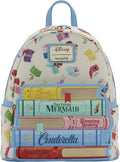 Loungefly Disney: Princess - Books Classics - Happily Ever After - Mini Backpack with Zipper Charm - Collectible Bags