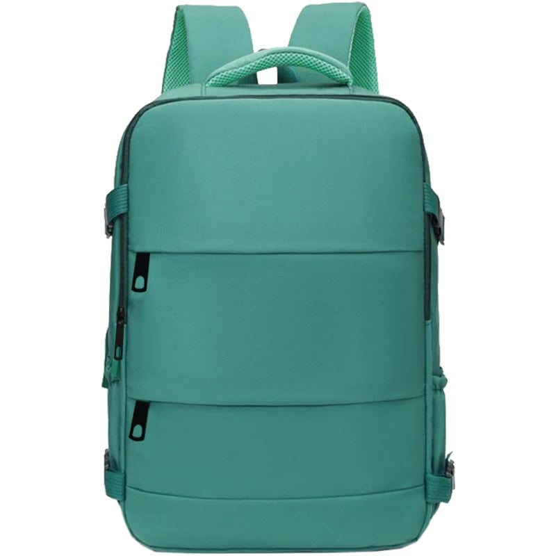 Everyday Versatile Water-Resistant Laptop Backpack Trendy Unisex Design, Side Pockets for Water Bottle and Small Accessories