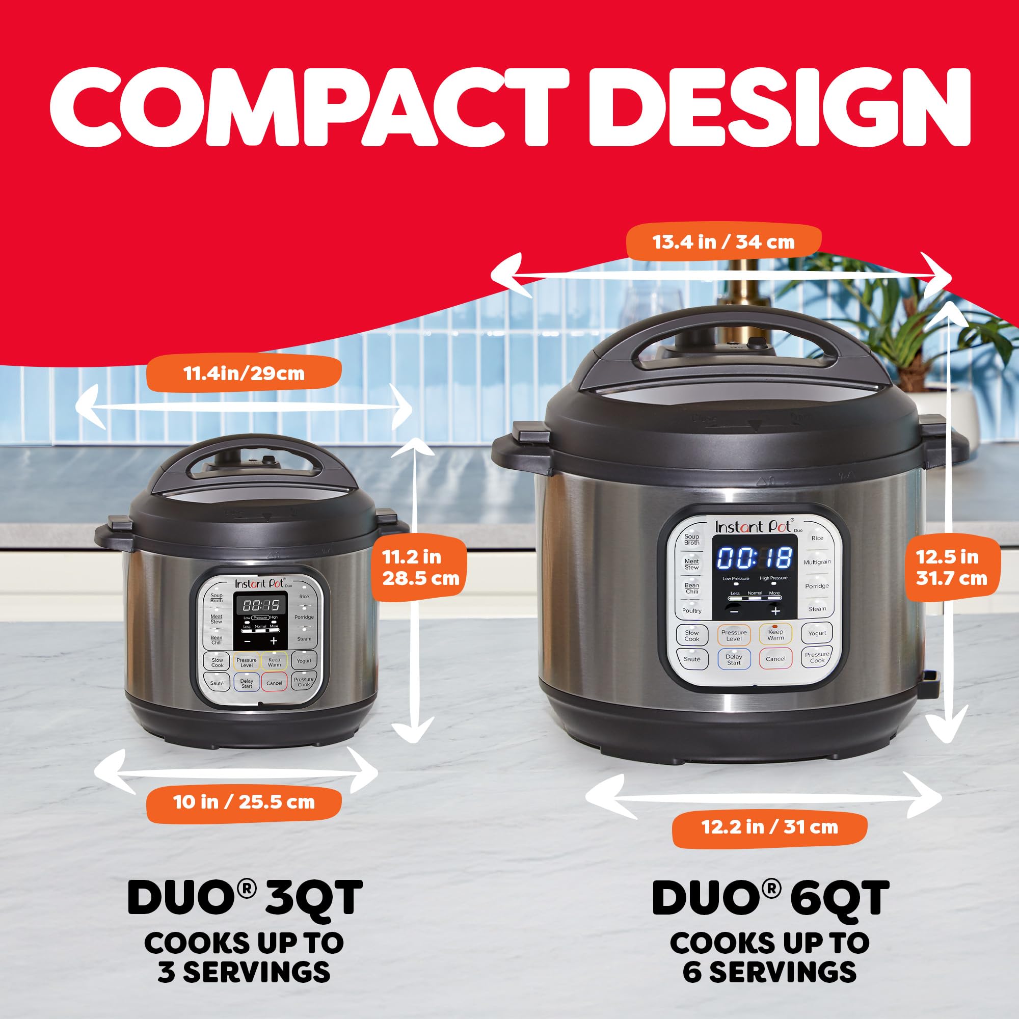 Instant Pot Duo 7-in-1 Electric Pressure Cooker, Slow Cooker, Rice