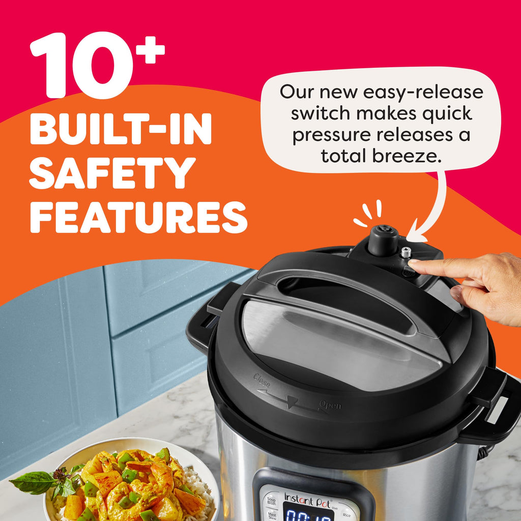 Instant Pot Duo 7-in-1 Electric Pressure Cooker, Slow Cooker, Rice