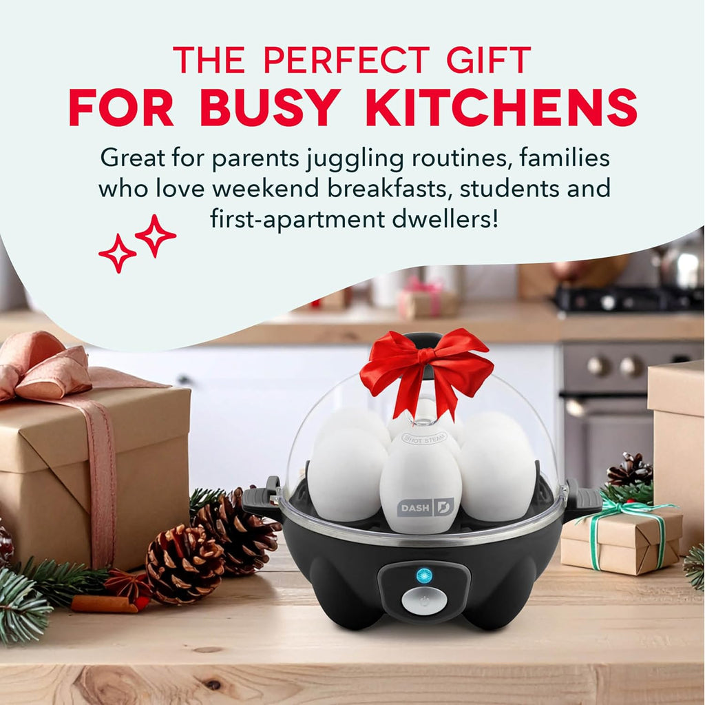 Dash Rapid Egg Cooker, 7 Hard Boiled Eggs, Aqua | Electric Egg Poacher