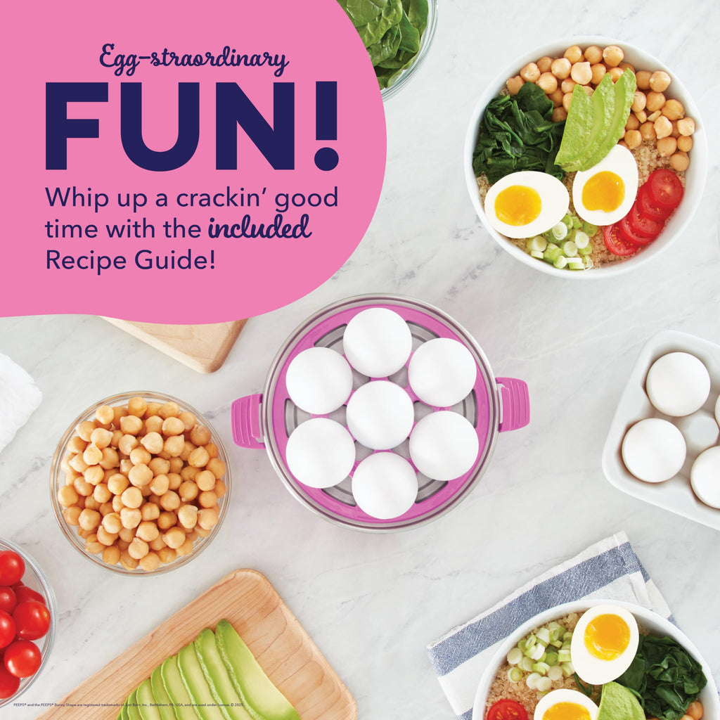 Dash Rapid Egg Cooker, 7 Hard Boiled Eggs, Aqua | Electric Egg Poacher
