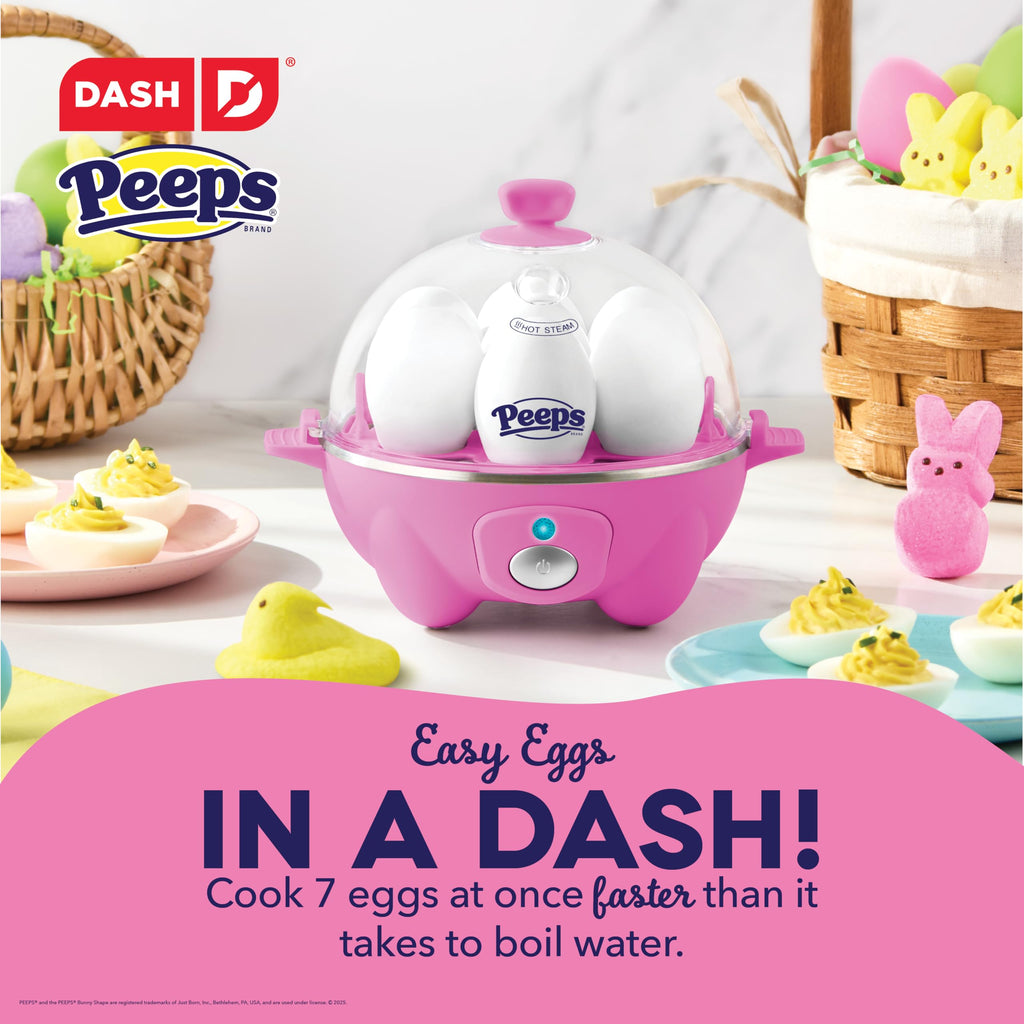 Dash Rapid Egg Cooker, 7 Hard Boiled Eggs, Aqua | Electric Egg Poacher