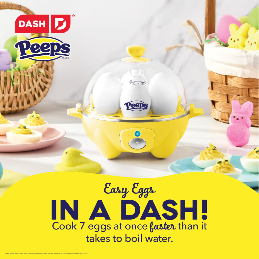 Dash Rapid Egg Cooker, 7 Hard Boiled Eggs, Aqua | Electric Egg Poacher