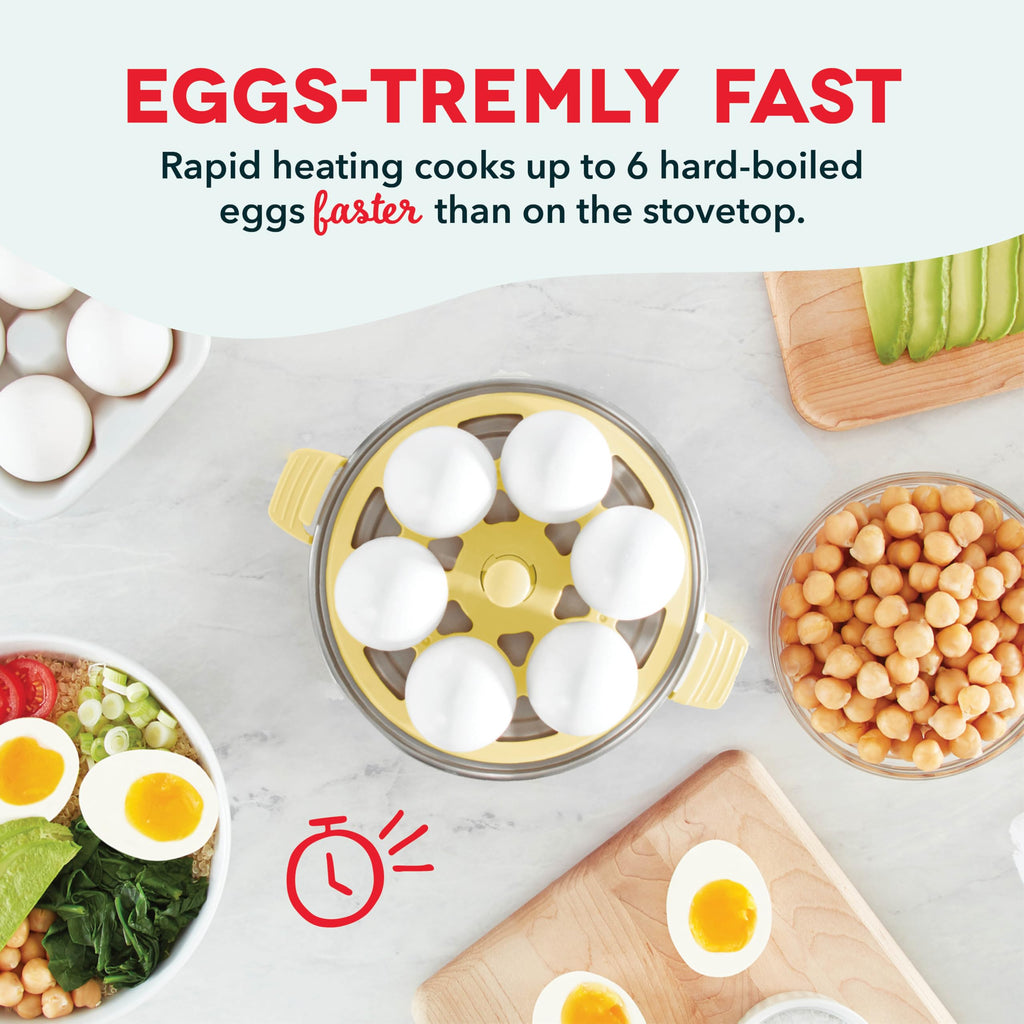 Dash Rapid Egg Cooker, 7 Hard Boiled Eggs, Aqua | Electric Egg Poacher