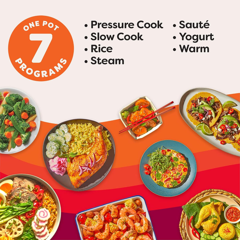 Instant Pot Duo 7-in-1 Electric Pressure Cooker, Slow Cooker, Rice