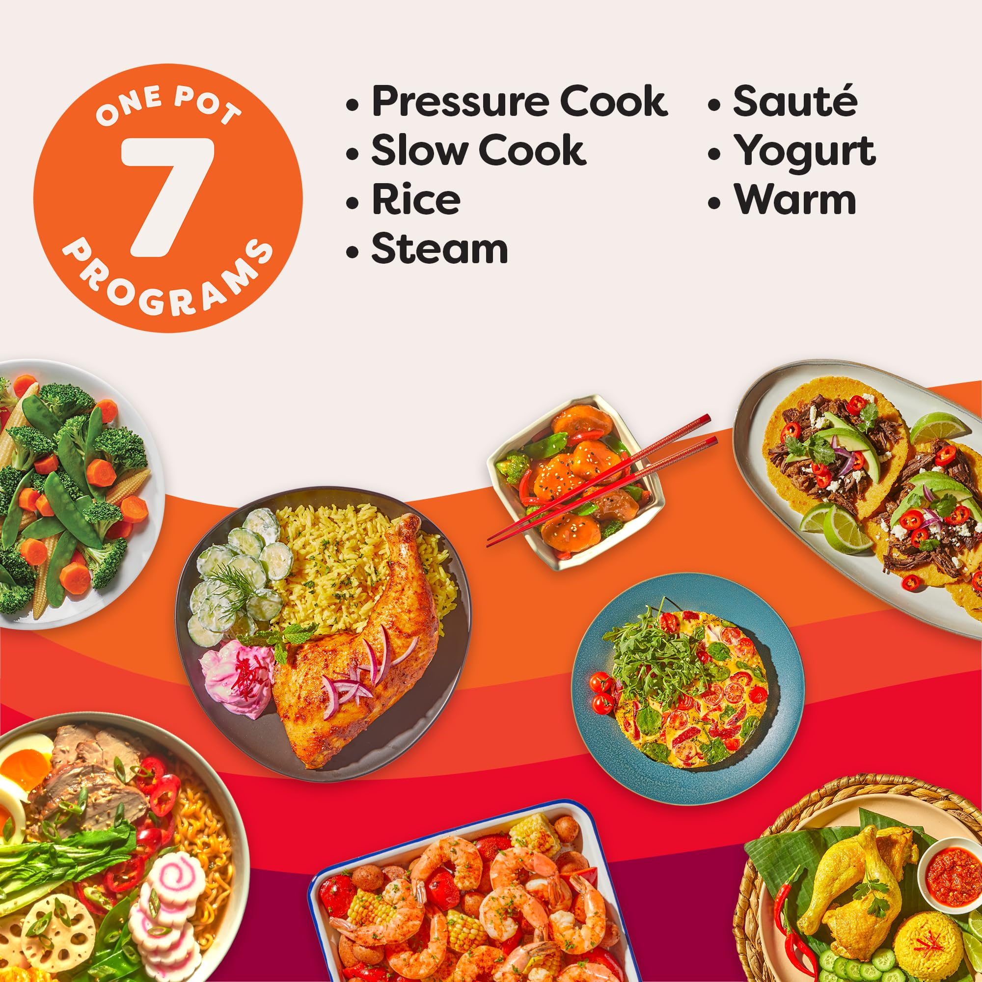 Instant Pot Duo 7-in-1 Electric Pressure Cooker, Slow Cooker, Rice