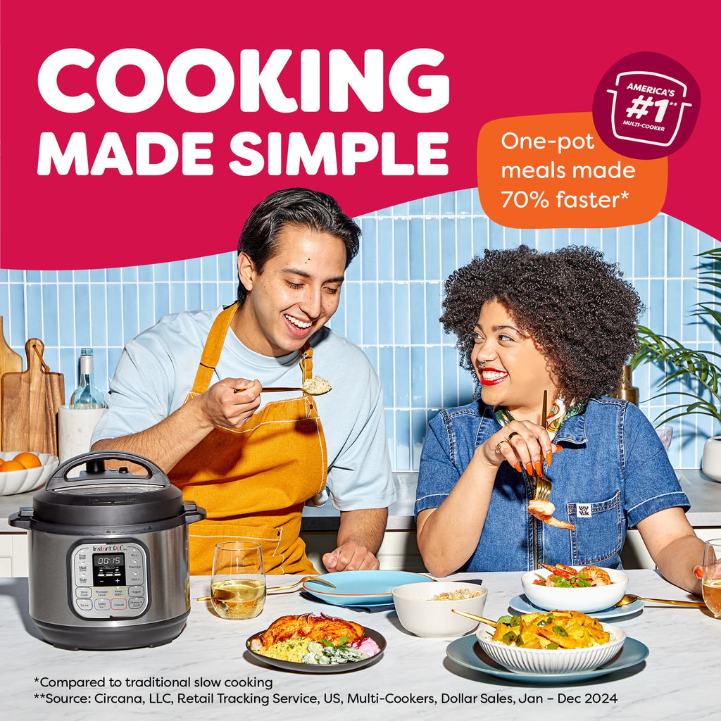 Instant Pot Duo 7-in-1 Electric Pressure Cooker, Slow Cooker, Rice
