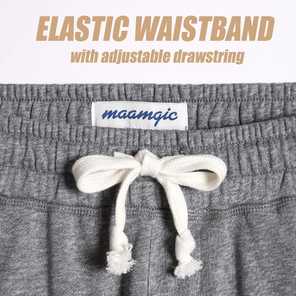 Mens Athletic Gym Shorts 5/7" Elastic Waist Casual Pajama Pocket Jogger Men Workout Short Pants