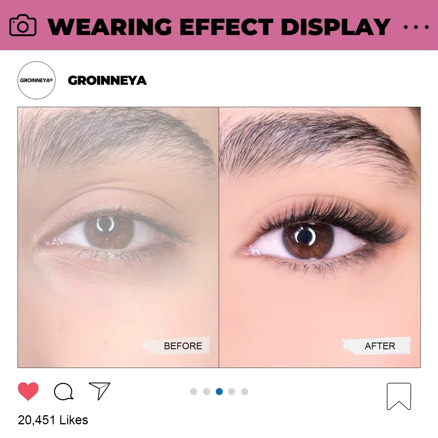 GROINNEYA Eyelashes 3 Style Mixed Fluffy Lash Clusters 8-16Mm Eyelashes Exctensions Natural Wispy Clusters Lashes Makeup