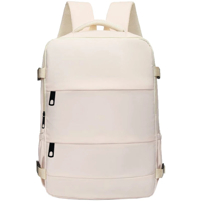 Everyday Versatile Water-Resistant Laptop Backpack Trendy Unisex Design, Side Pockets for Water Bottle and Small Accessories